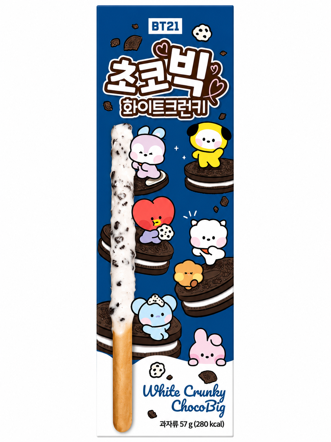 BT21 BISCOTTI CHOCOBIG 57G GUSTO OREO ( BOX DA 16)