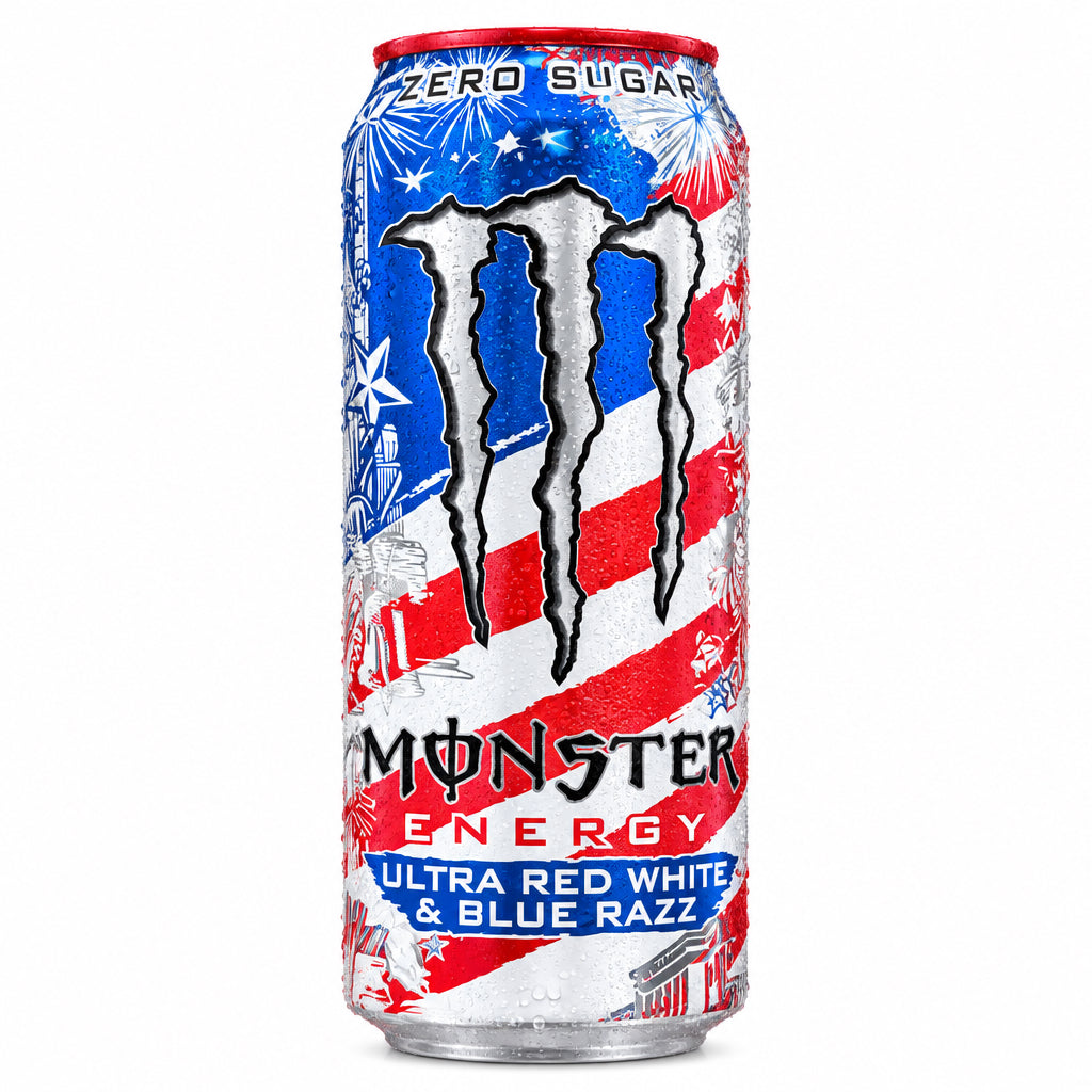 MONSTER ENERGY ULTRARED WHITE 473 ml (BOX DA 12)