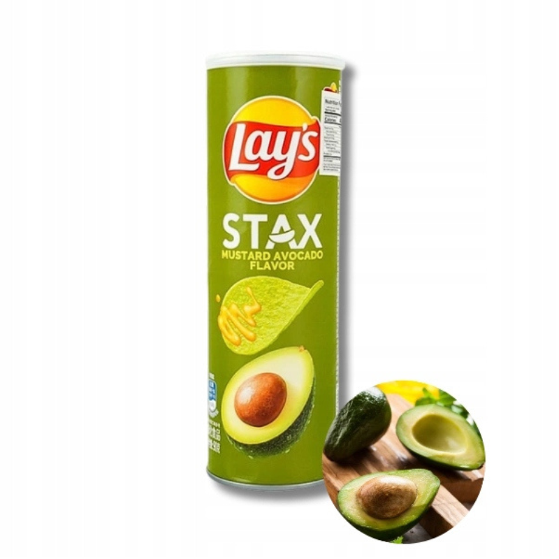 Lays Patatine al avocado e senape 90g (box da 12)