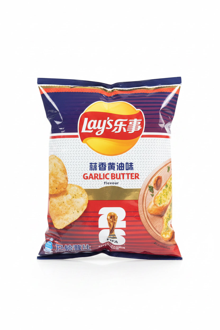 PATATINE LAYS GARLIC BUTTER 70g (BOX DA 10)