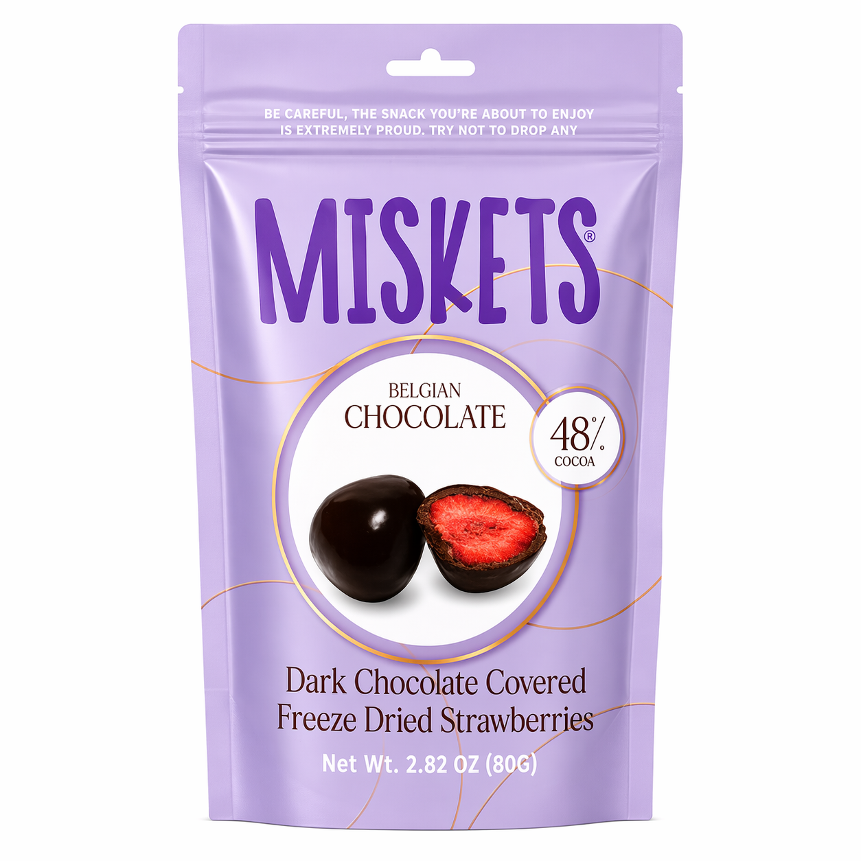MISKETS FRAGOLE LIOFILIZZATE CON CIOCCOLATO 80G
