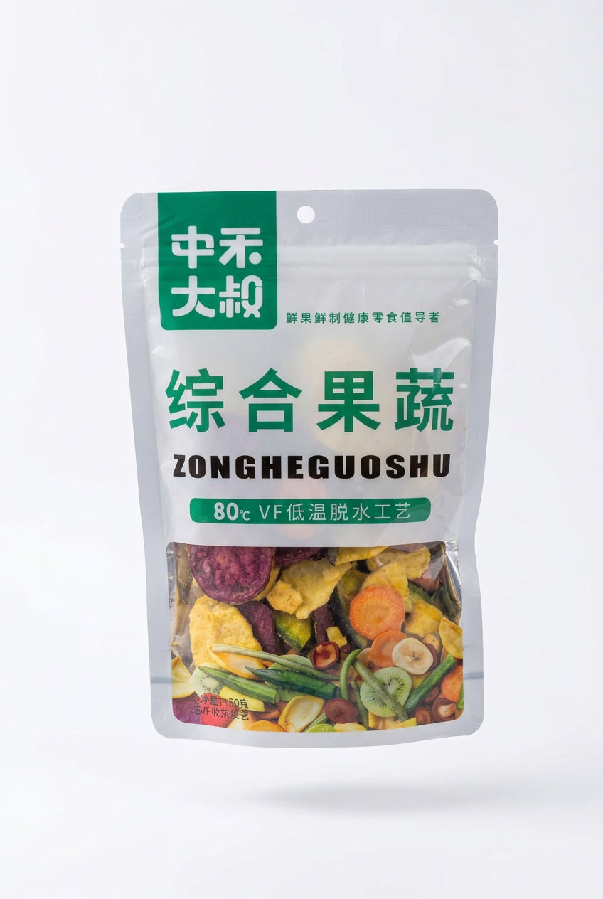 SNACK DI FRUTTA E VERDURE CROCCANTE 150G (BOX DA 10)