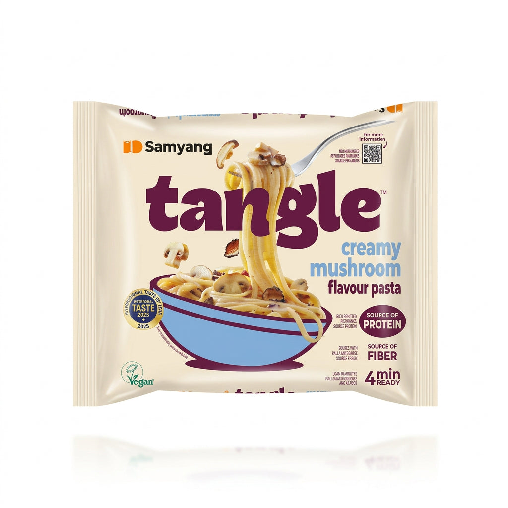 TANGLE SAMYANG RAMEN AL CREAMY MUSHROOM 105G (BOX DA 10)