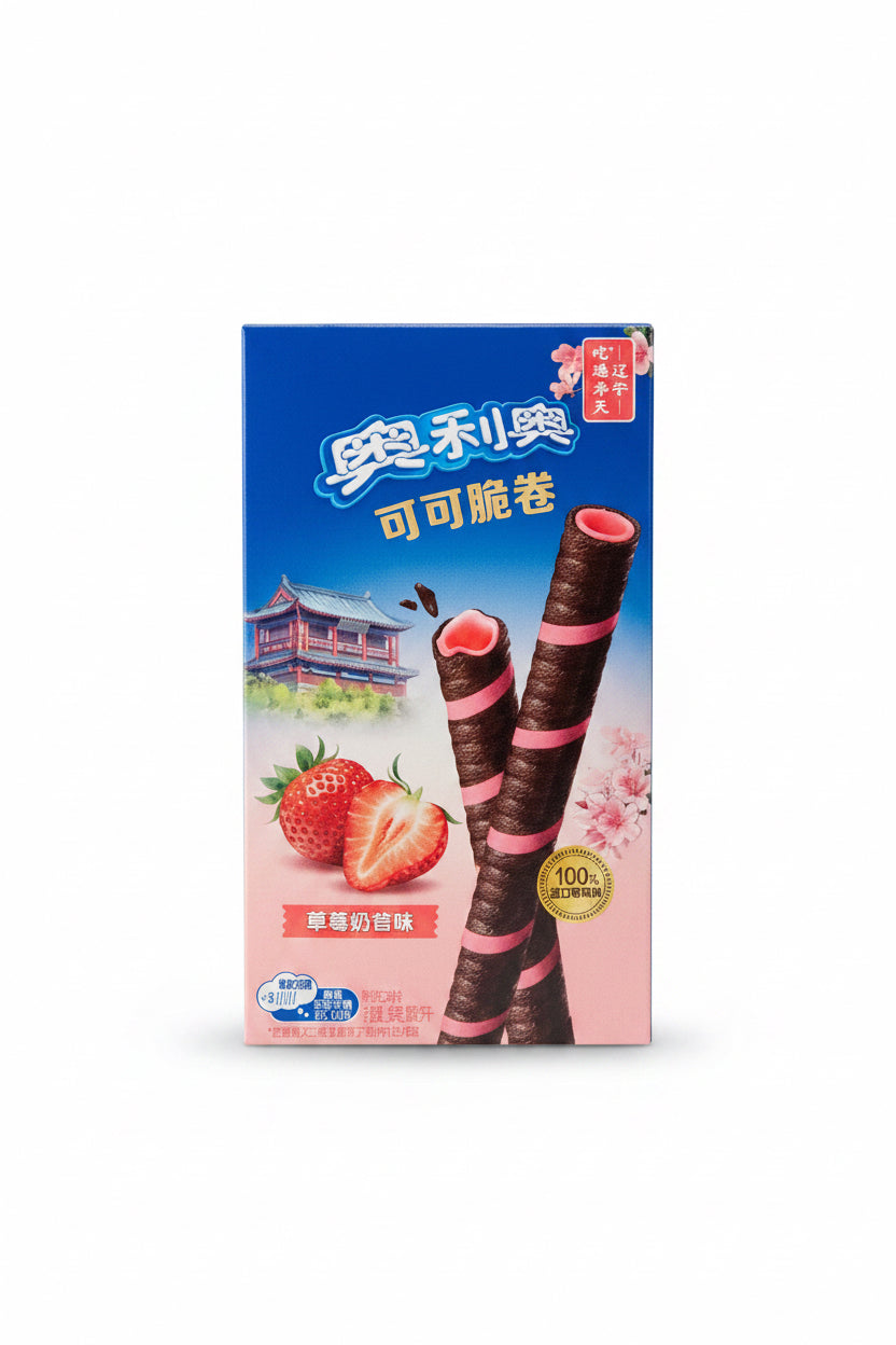 ROLL OREO ALLA FRAGOLA 50g( BOX DA 12)