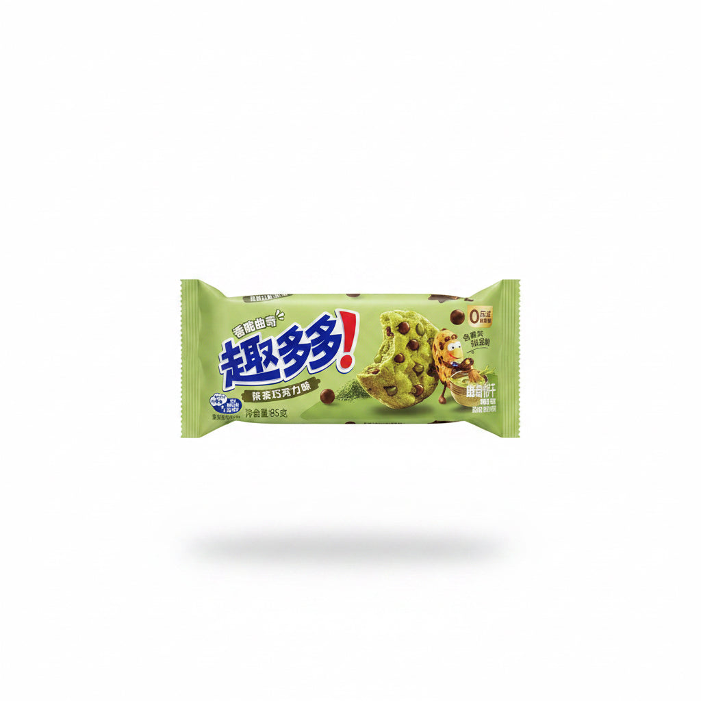 BISCOTTI AL MATCHA E CIOCCOLATO 85g ( BOX DA 12)