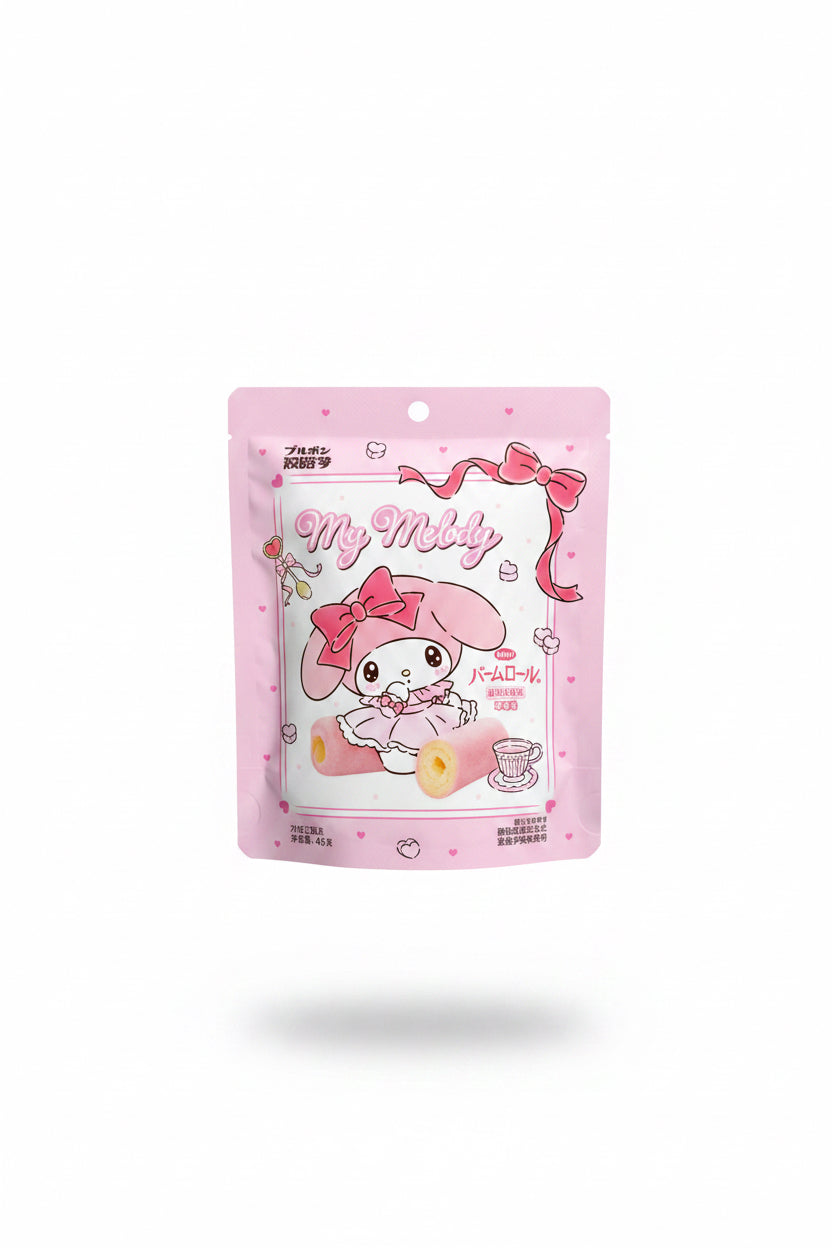 PASTICCINO ROLL MY MELODY ALLA FRAGOLA 45g (BOX DA 10)