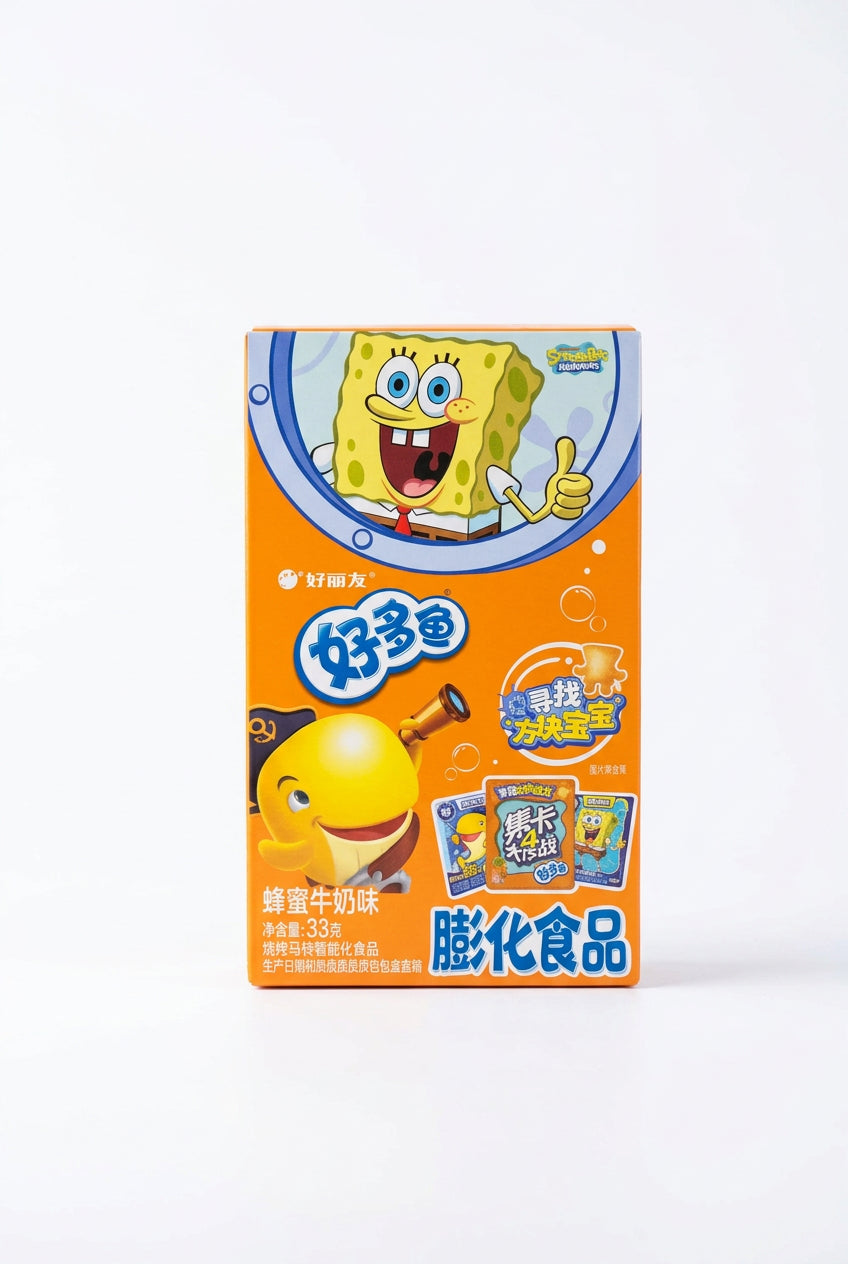 BISCOTTI A PESCE GUSTO MIELE -LATTE 33G ( BOX DA 10)