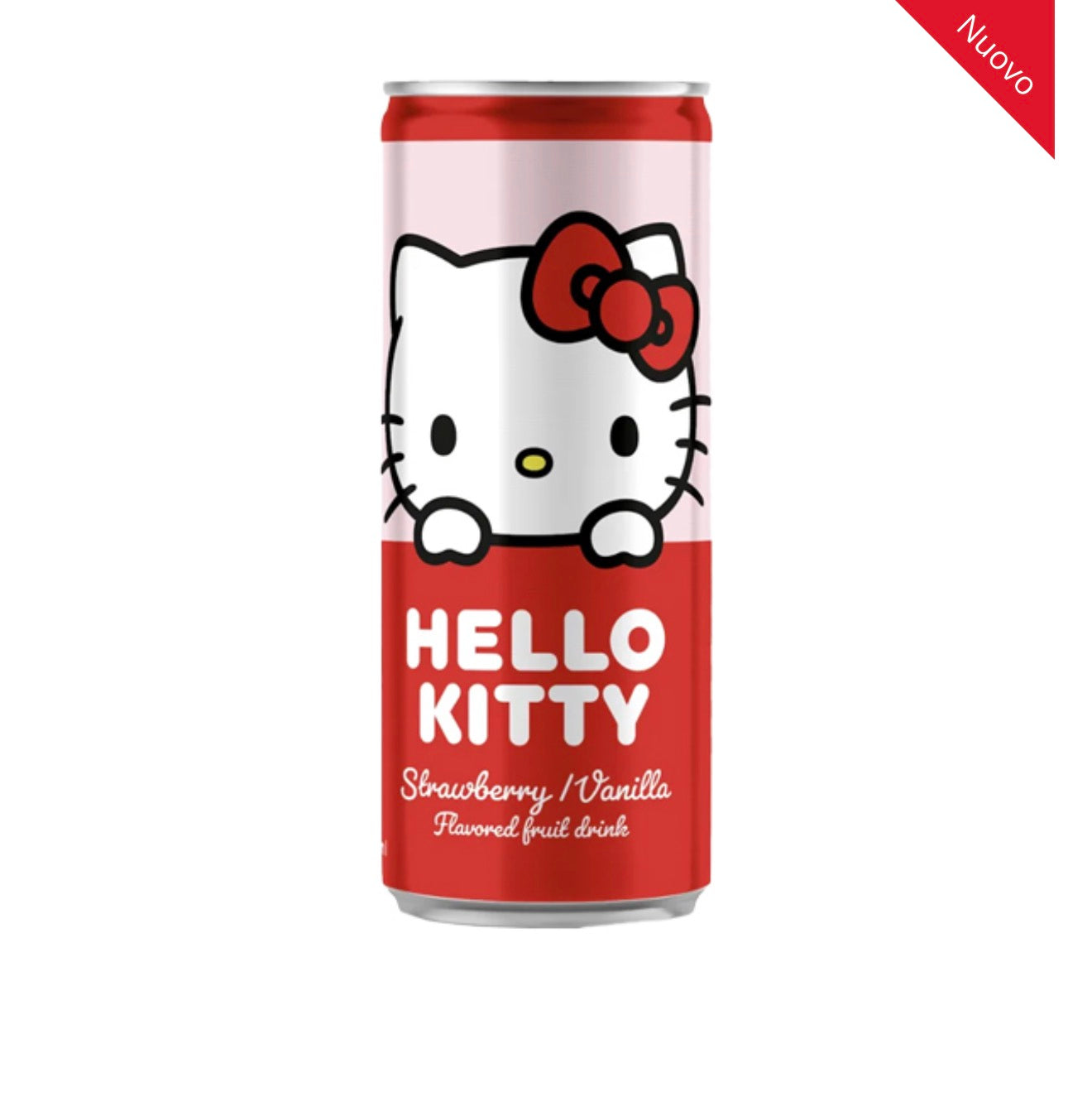 Hello Kitty Soda Drink – Fragola e Vaniglia 250ml (Box Da 24)