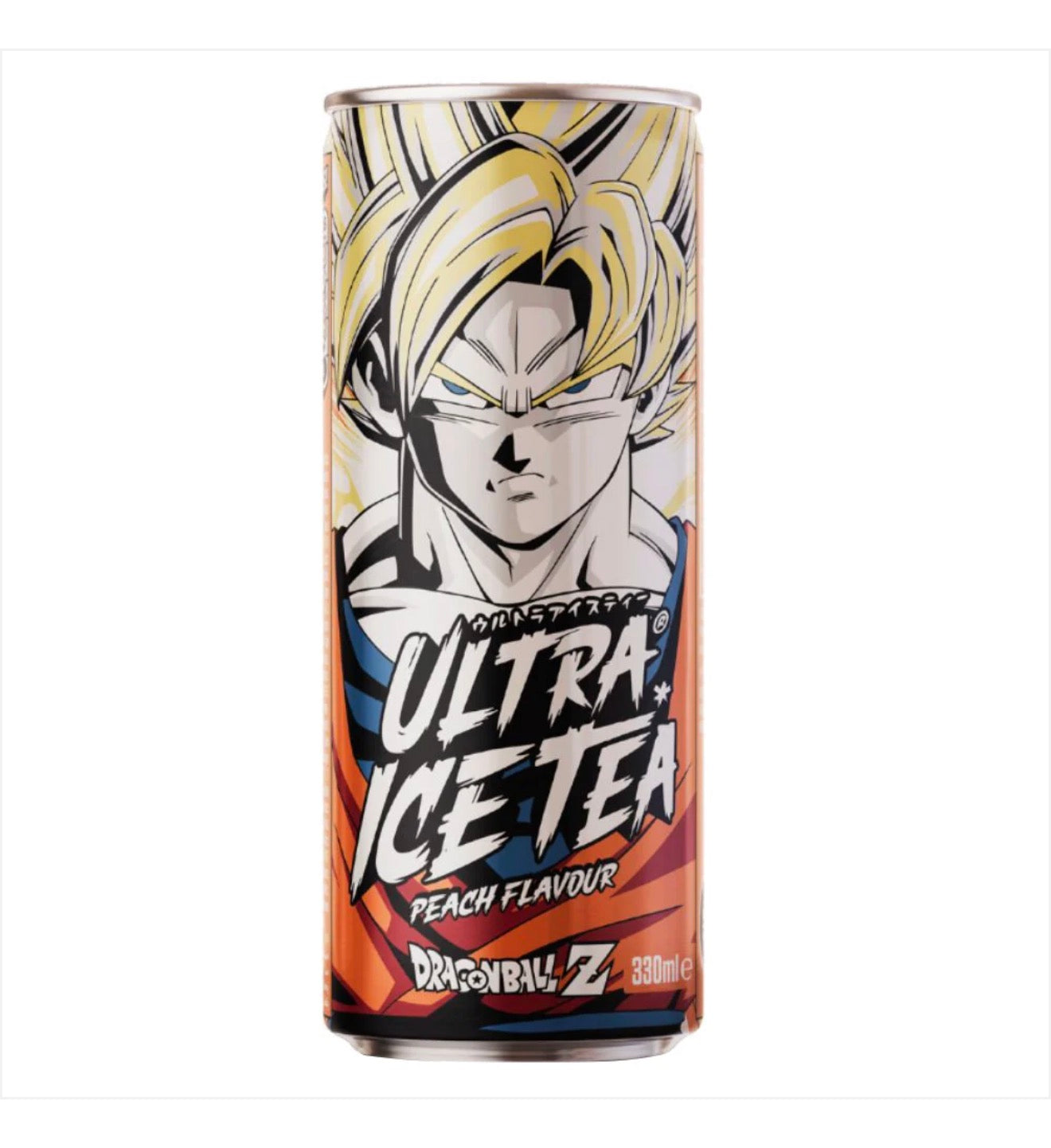 DRAGON BALL Z ULTRA ICE TEA GOKU SUPER SAIYAN, TÈ ALLA PESCA 330ML ( BOX DA 24)