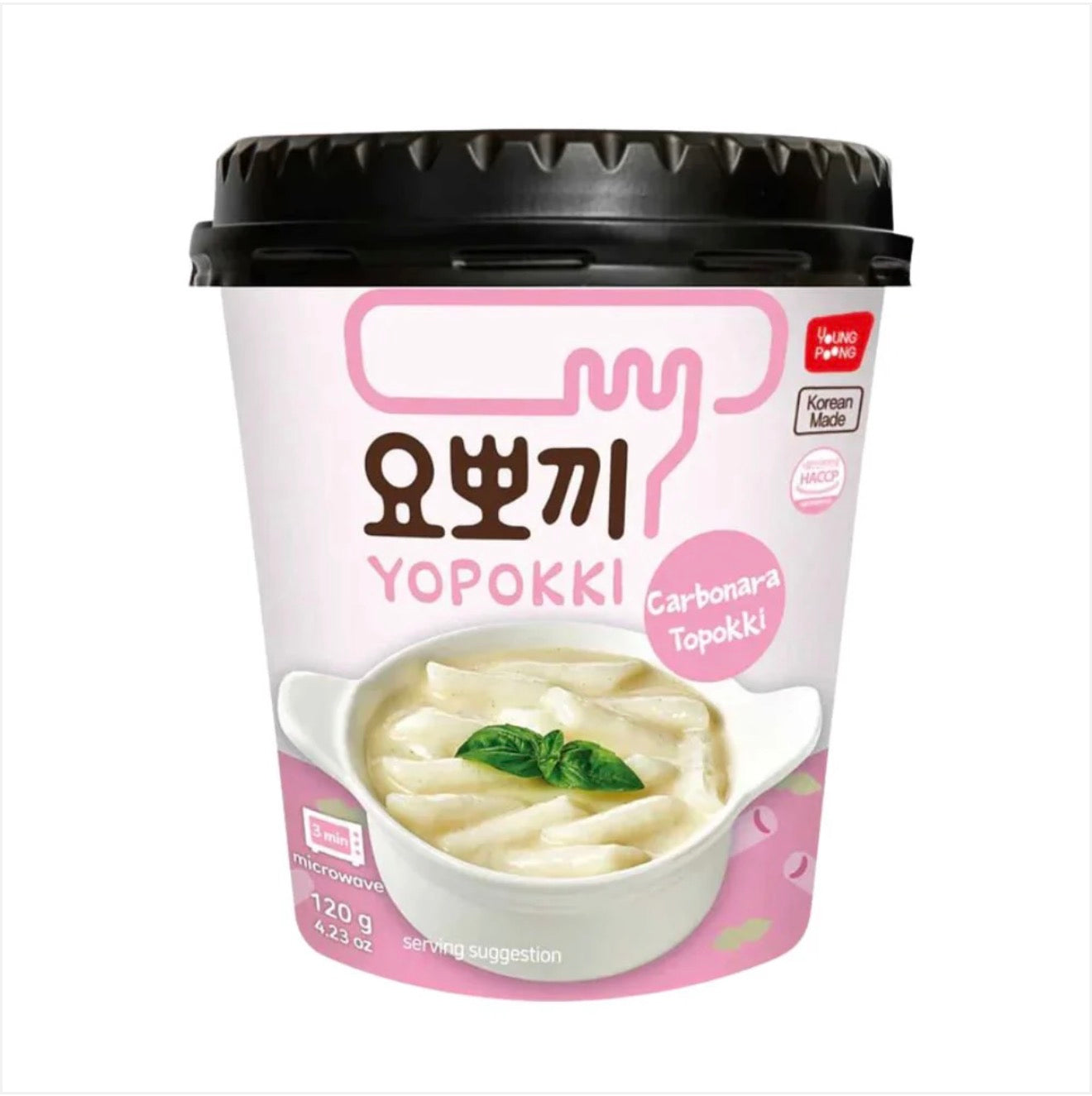 YOPOKKI CARBONARA CUP 120g ( BOX DA 15)