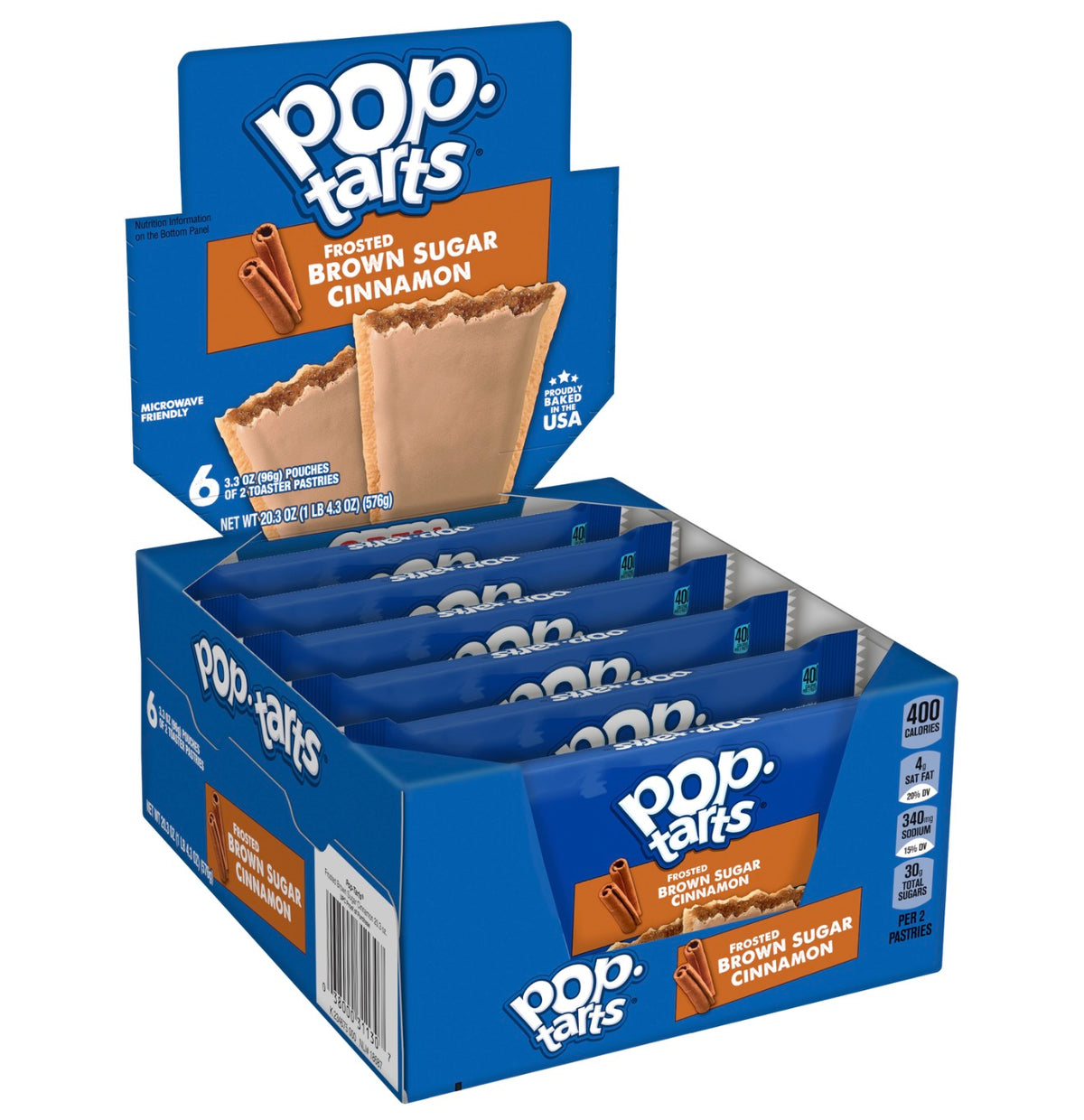 Pop Tarts Frosted Brown Sugar Cinnamon 567g ( BOX DA 6)