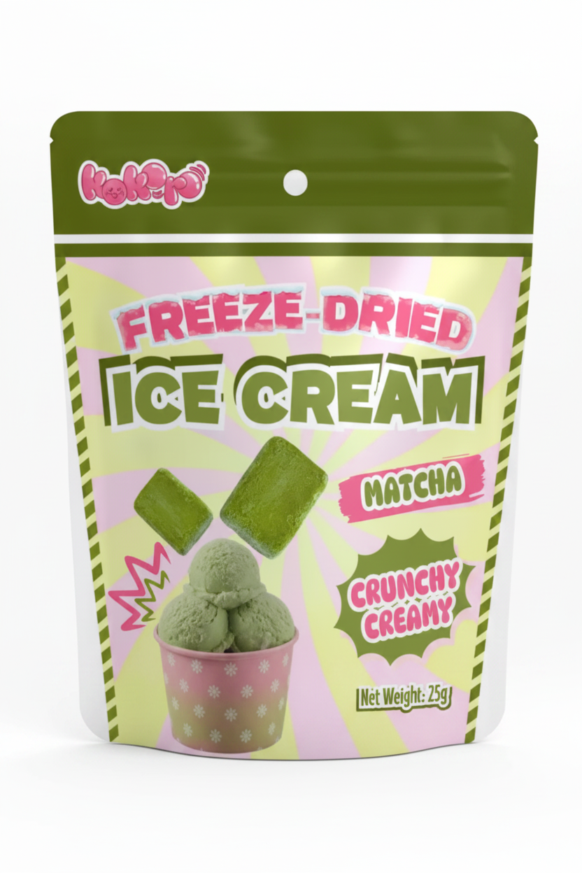 KOKORO GELATO AL TÈ MATCHA LIOFILIZZATO 25 G(box da 12)