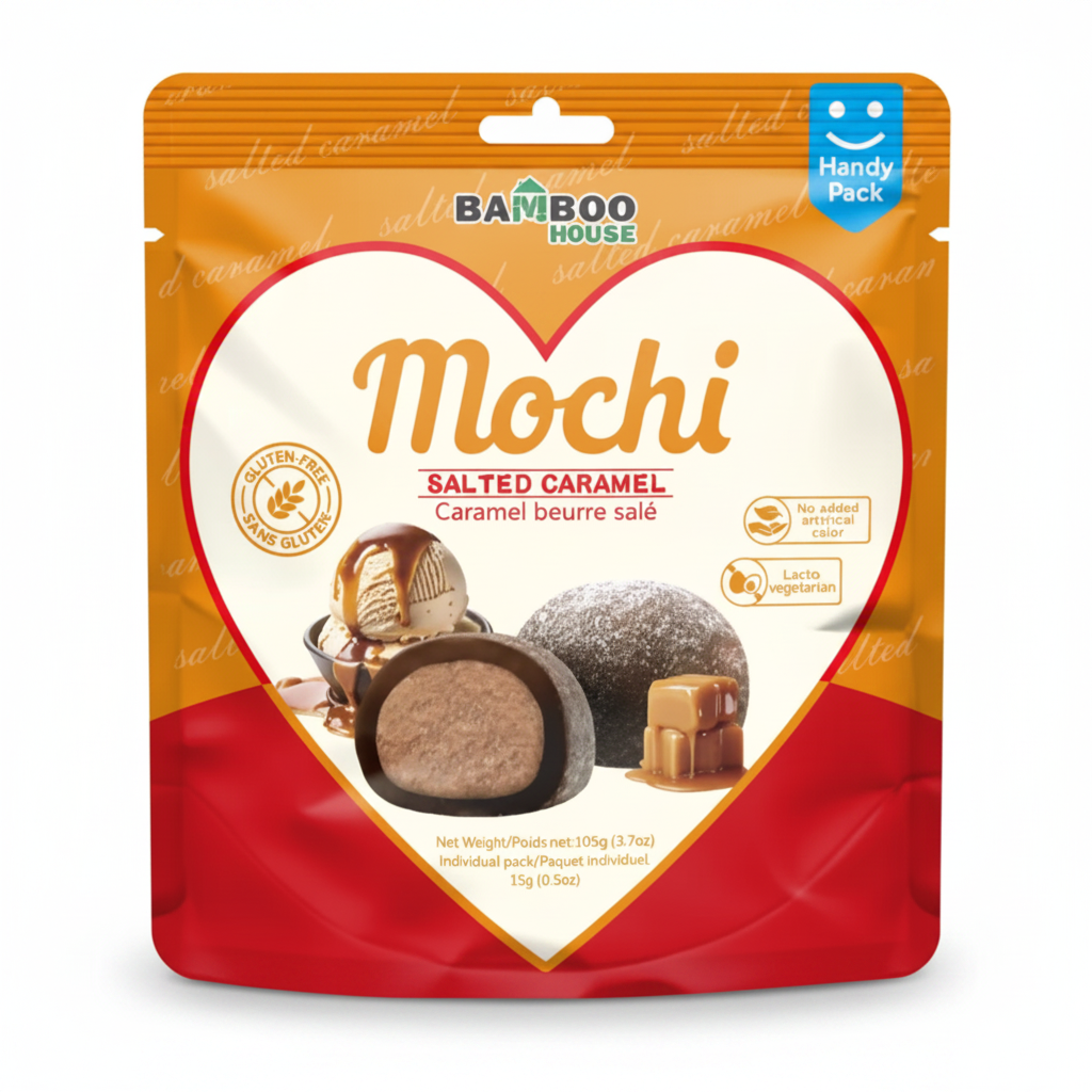BAMBOO HOUSE MOCHI AL CARAMELLO SALATO 105 G(box da 12)