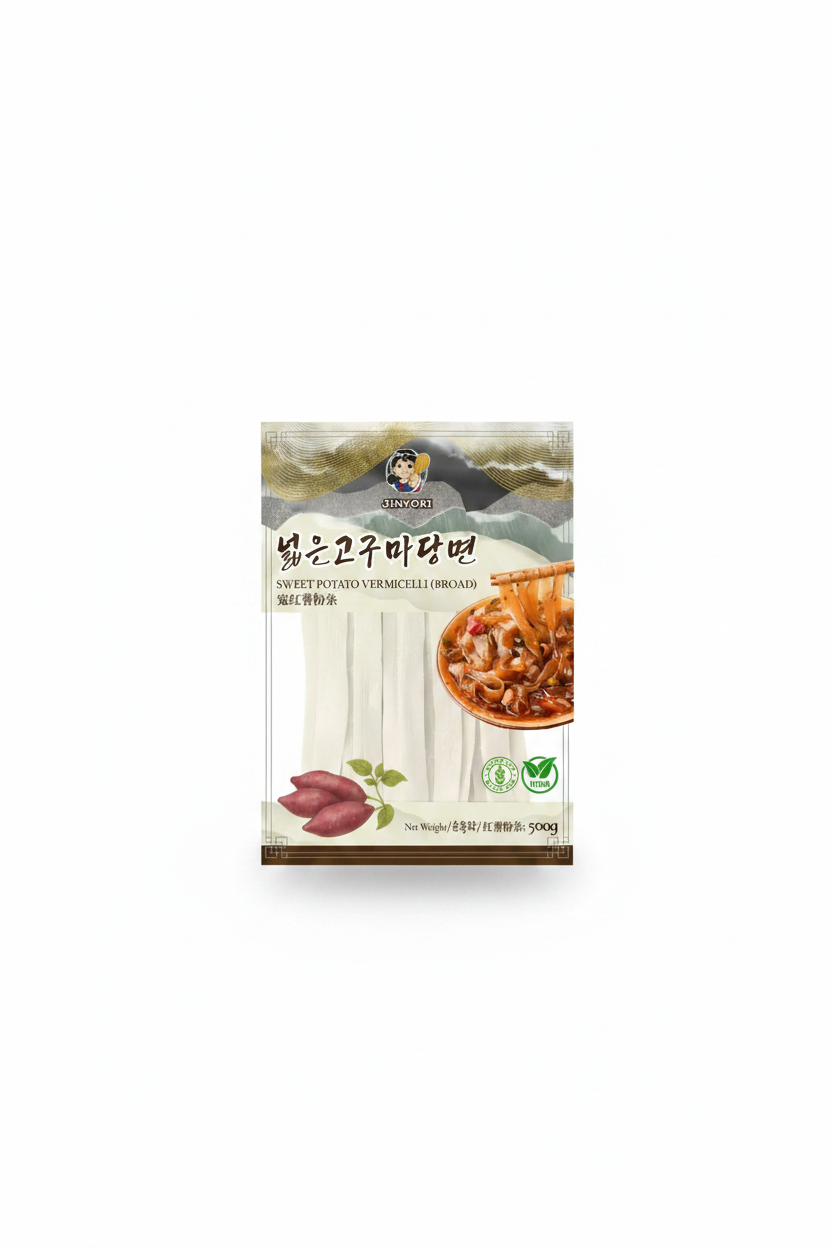 VERMICELLI DI PATATA DOLCE LARGHI 500 G(box da 12)