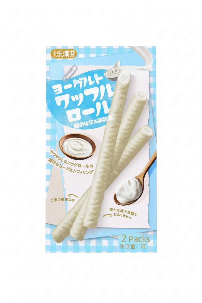 LEMANFEN ROLL DI WAFFLE ALLO YOGURT 52 G(box da 12)