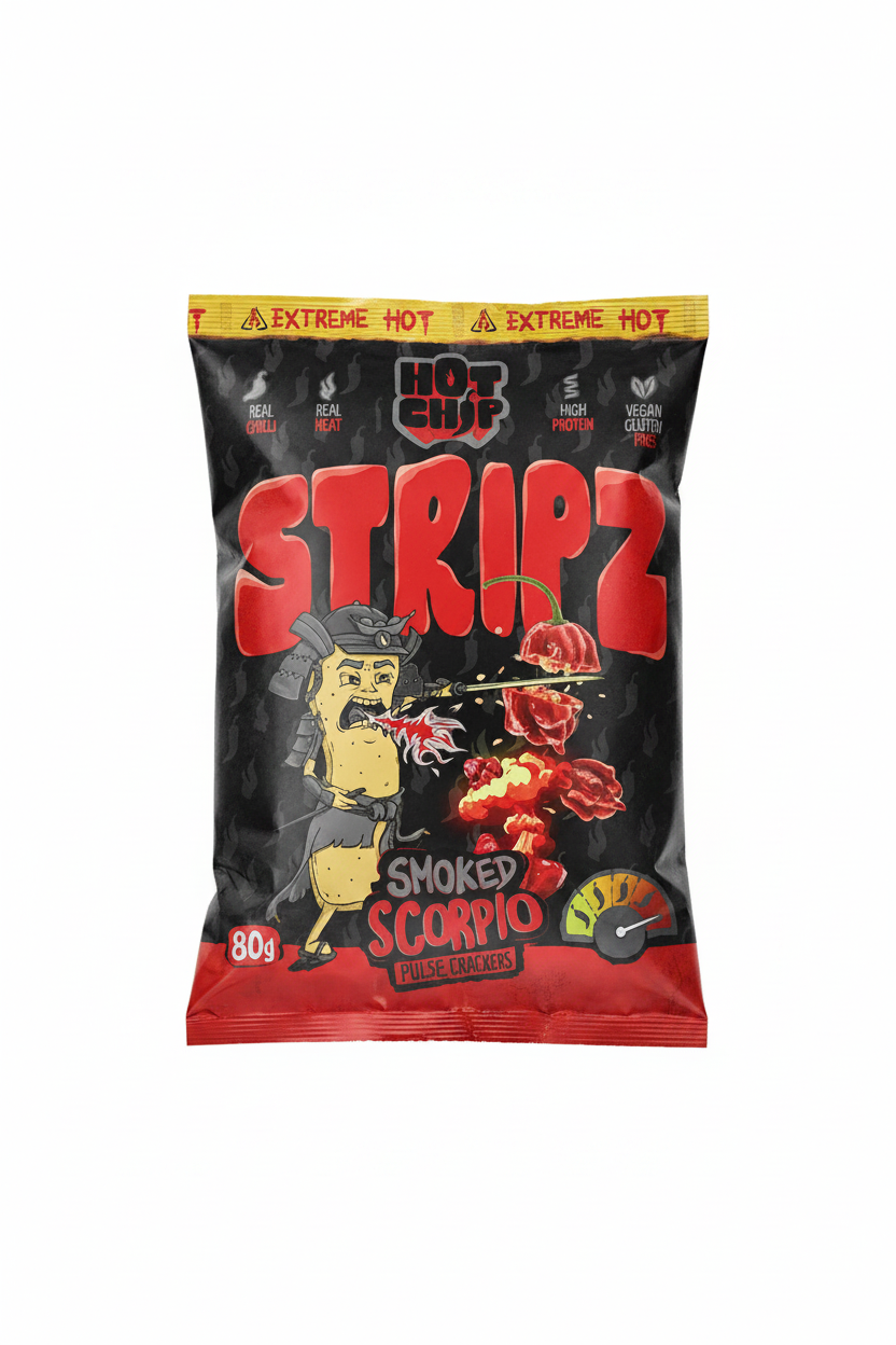 PATATINE DI CHILI PICCANTI 80 G(BOX DA 10)