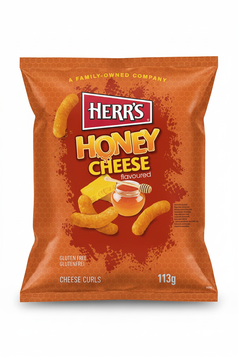 CHIPS DI MAIS AL FORMAGGIO E MIELE 113 G (box da 6 )