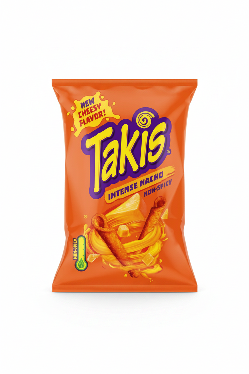 SNACK DI MAIS AL GUSTO NACHO INTENSO 18 X 100 G TAKIS