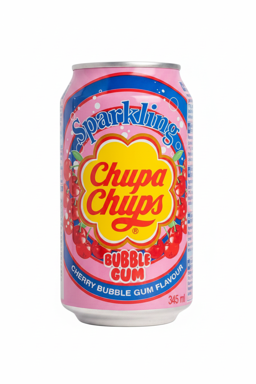 CHUPA CHUPS FRIZZANTE ALLA CILIEGIA 345 ML(BOX DA 24)