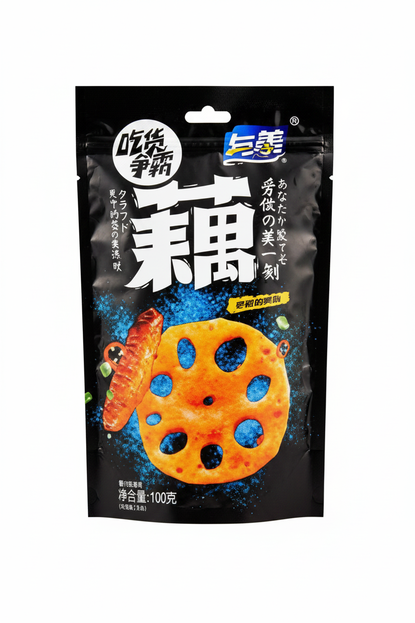 YUMEI CHIPS DI RADICE DI LOTO GUSTO ANATRA 100 G(BOX DA 15)