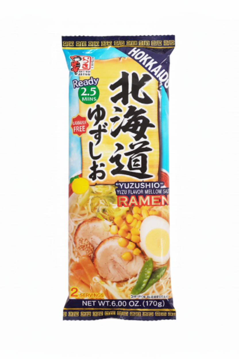 ITSUKI RAMEN HOKKAIDO YUZU SHIO 170 G(BOX DA 12)