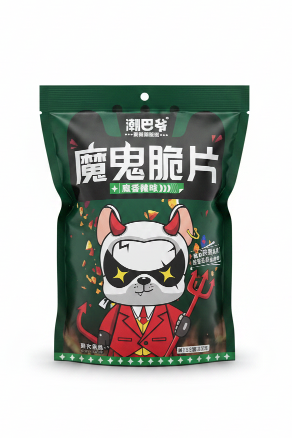 THE DEVIL CHIPS GUSTO PICCANTE 200 G(BOX DA 10)