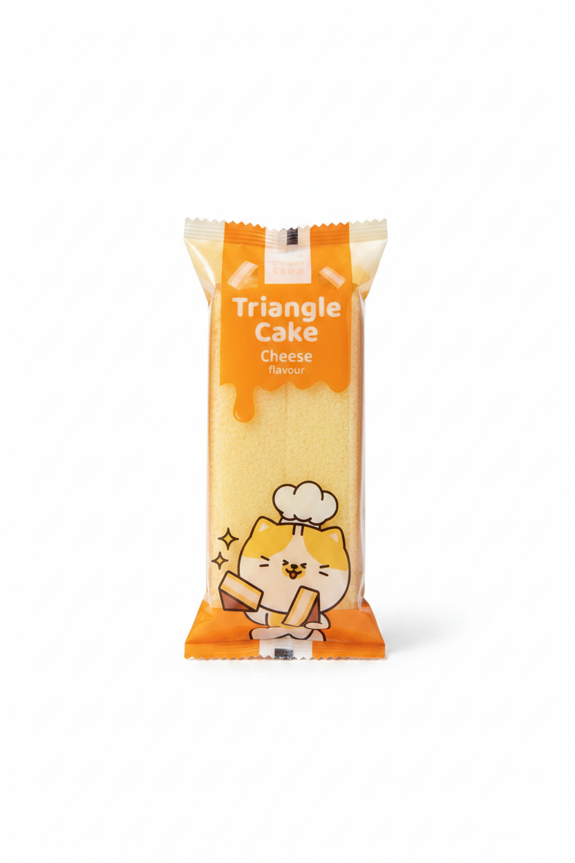 TOKIMEKI TORTA TRIANGOLARE SOFFICE AL GUSTO DI FORMAGGIO 90 G (BOX DA 16)