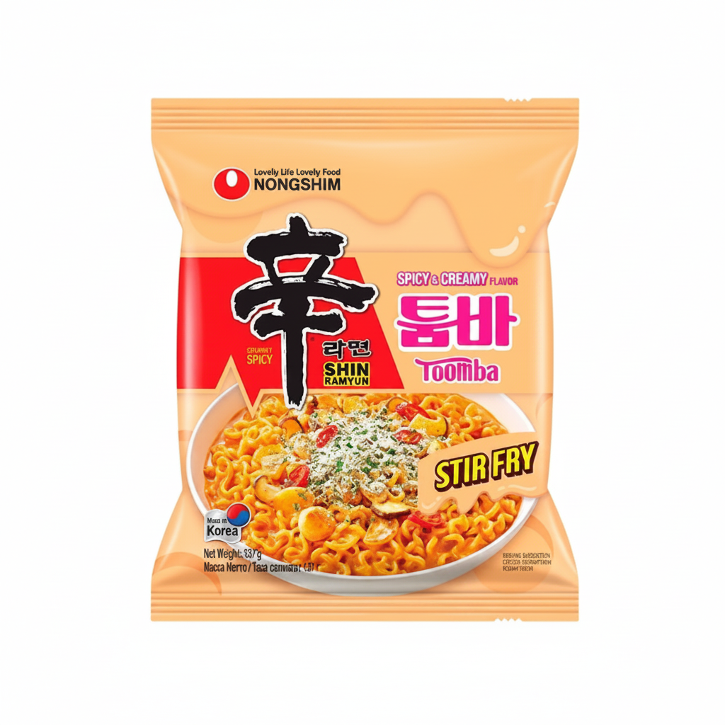 NONGSHIM SHIN RAMYUN TOOMBA NOODLES 137 G(BOX DA 20)