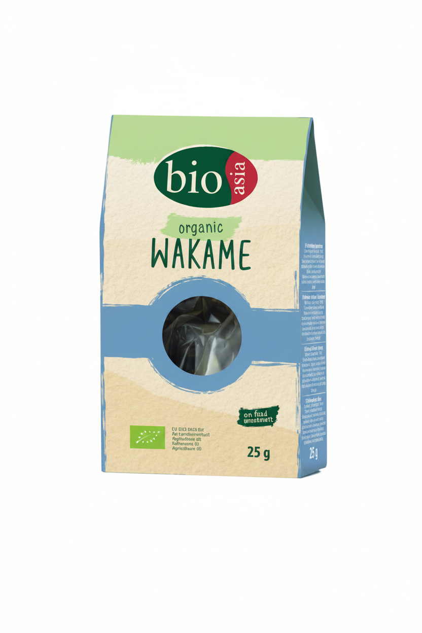 BIOASIA Organic Wakame 25 g (BOX DA 6)