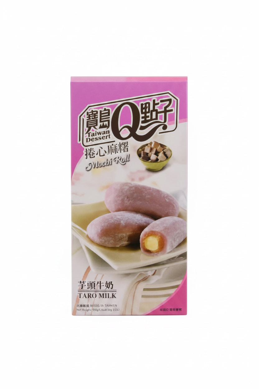 Q MOCHI ROLL AL TARO E LATTE 150 G (BOX DA 12)
