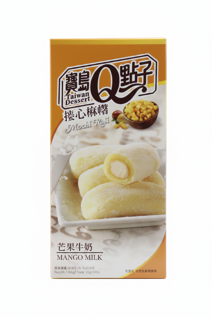 Q MOCHI ROLL AL MANGO E LATTE 150 G (BOX DA 12)