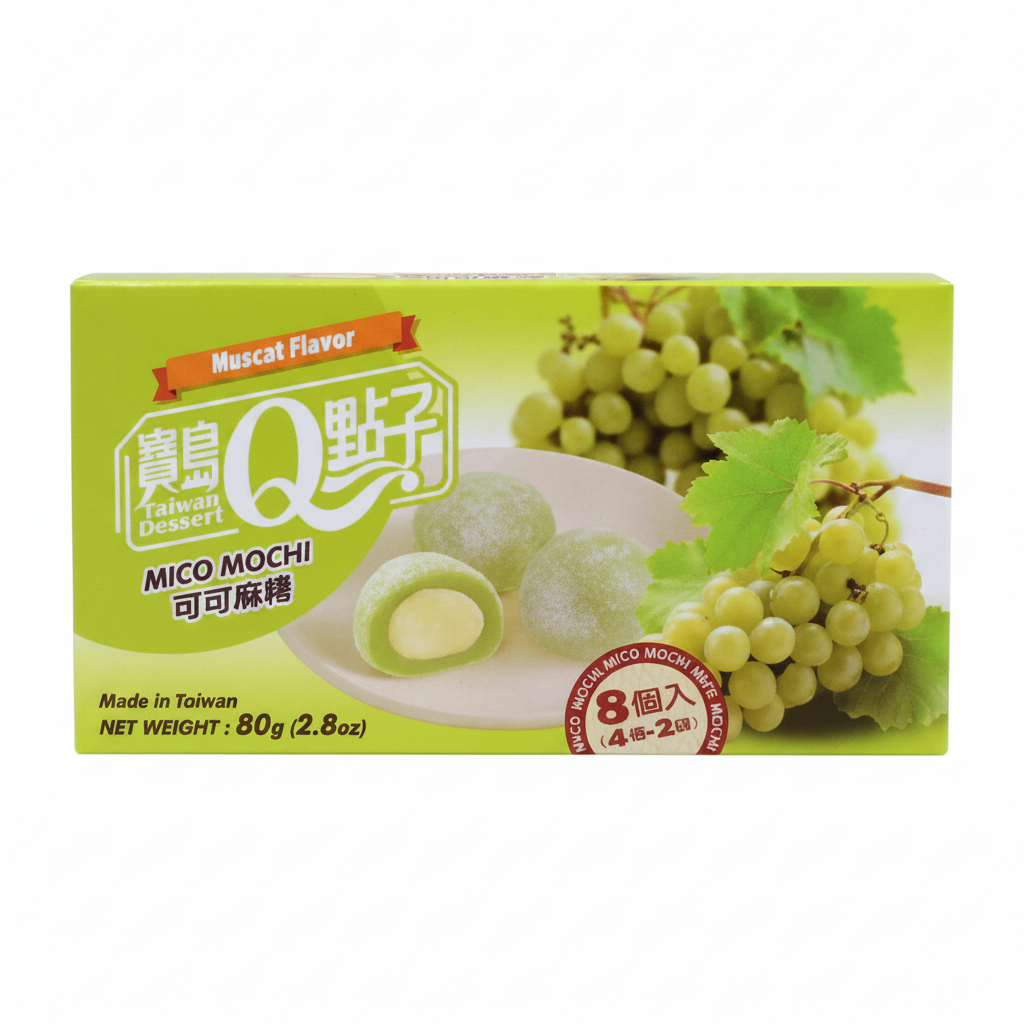 Q MICO MOCHI AL GUSTO UVA MUSCAT 80 G (BOX DA 12)