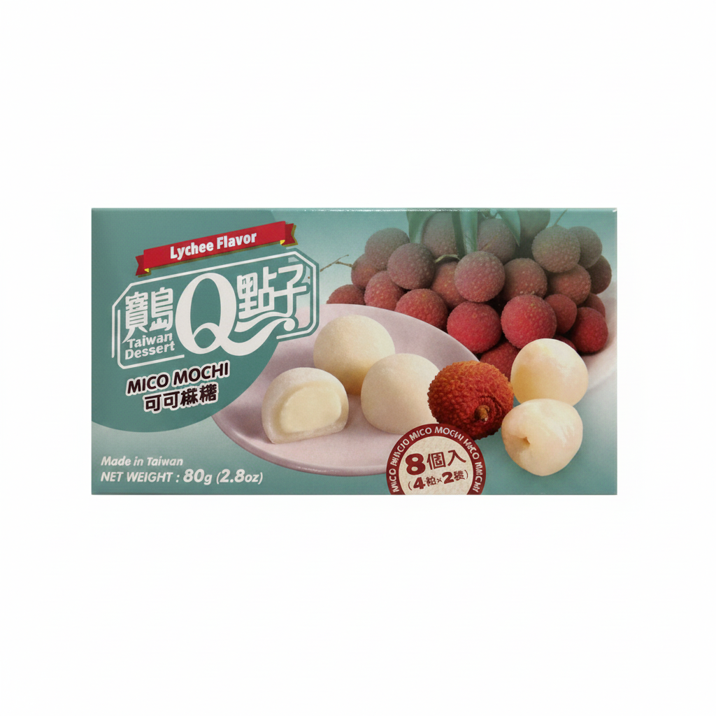 Q MICO MOCHI AL GUSTO LITCHI 80 G (BOX DA 12)