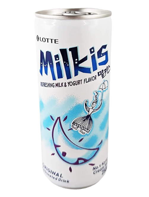LOTTE MILKIS BEVANDA GASSATA AL LATTE E YOGURT 250 ML(BOX DA 15)