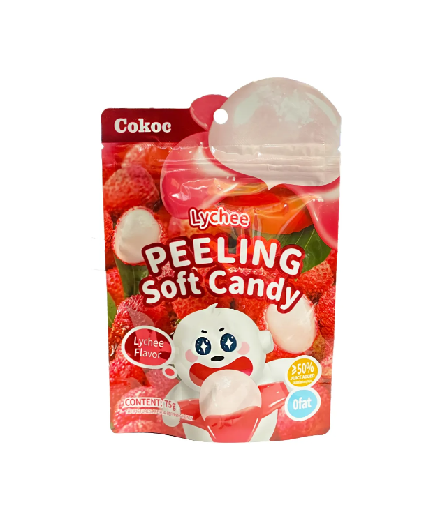 COKOC CARAMELLE SBUCCIABILI 75G LYCHEE [ box da 10]