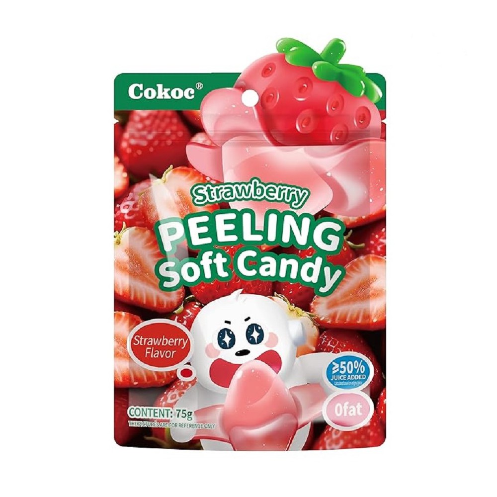 COKOC CARAMELLE SBUCCIABILI 75G FRAGOLA  [ box da 10]