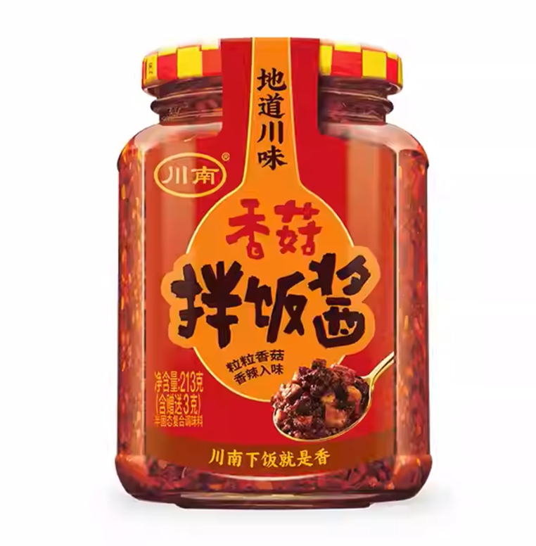 CHUANNAN SALSA PICCANTE AI FUNGHI 210G