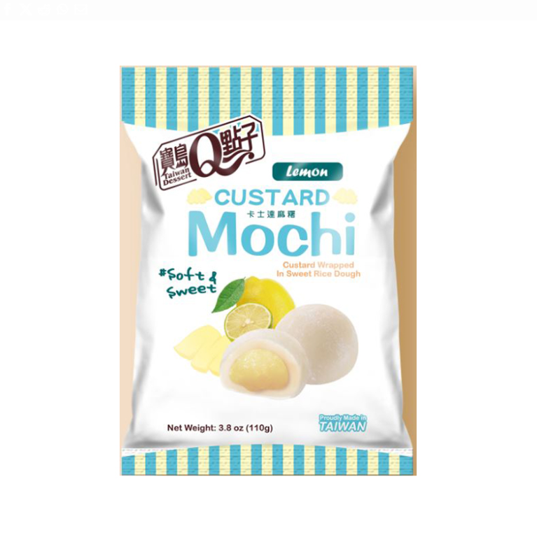 Q MOCHI 110G CREMA AL LIMONE（box da 10)