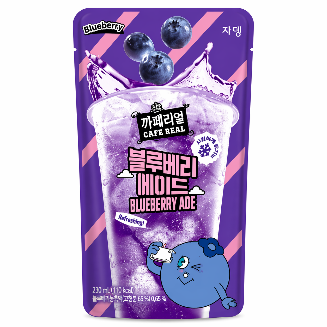 CAFE REAL Bevanda coreana MIRTILLI 230ML