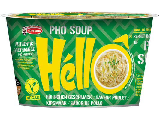 HELLO NOODLES ISNTANTANEI PHO AL POLLO [ box da 12]