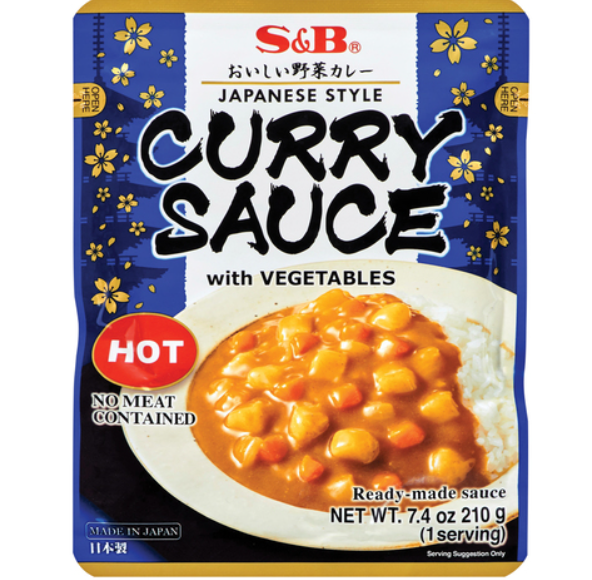 S&B SALSA AL CURRY 210G PICCANTE [scatola da 10]