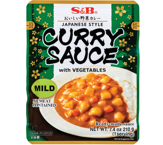 S&B SALSA AL CURRY 210G LEGGERMENTE PICCANTE [scatola da 10]