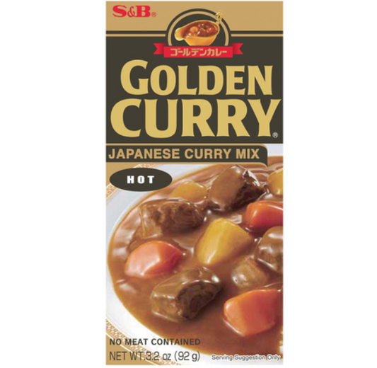 S&B GOLDEN CURRY 92G PICCANTE [ box da 6 ]