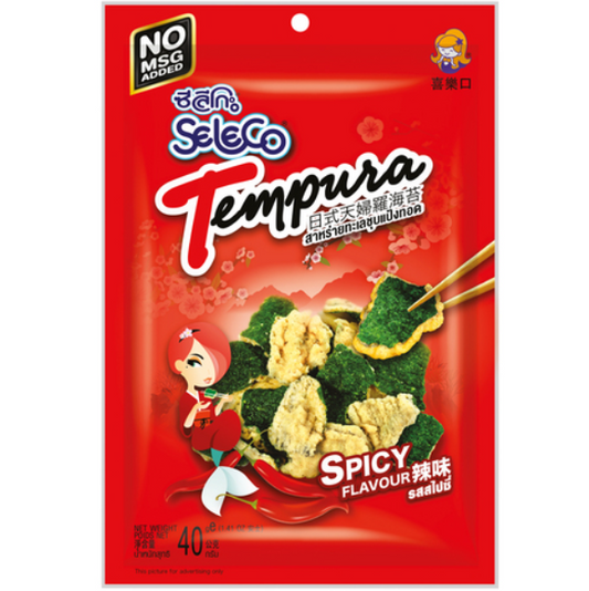 SELECO SNACK DI ALGHE CROCCANTE 40G PICCANTE [ box da 6]