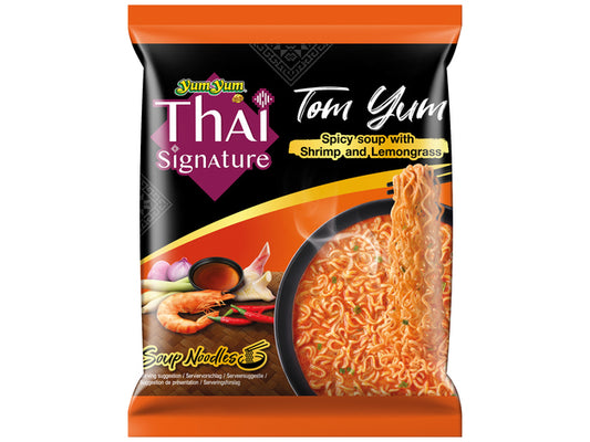 YUM YUM Noodles istantanei PICCANTE E GAMBERI100g [scatola da 10]