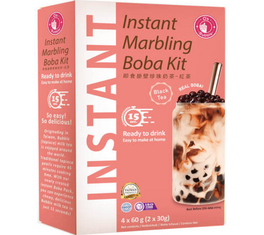 O’s Bubble - Boba istantaneo al tè nero 4X60G [ box da 3 ]