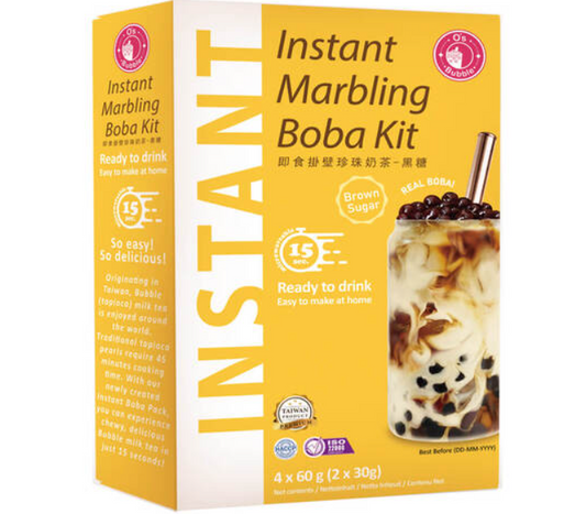 O’s Bubble - Boba istantaneo al Caramello 4X60G [ box da 3]