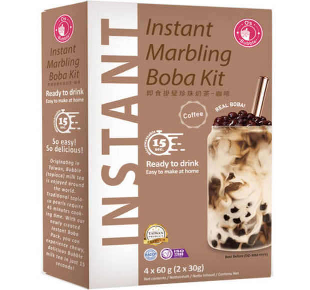 O’s Bubble - Boba istantaneo al Caffè 4X60G [ box da 3]