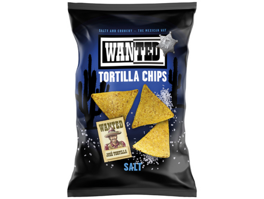 WANTED TORTILLA CHIPS SALATI 450G [ box da 12]