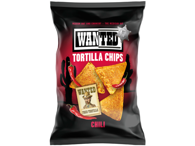 WANTED TORTILLA CHIPS PICCANTI 450G [ box da 12]